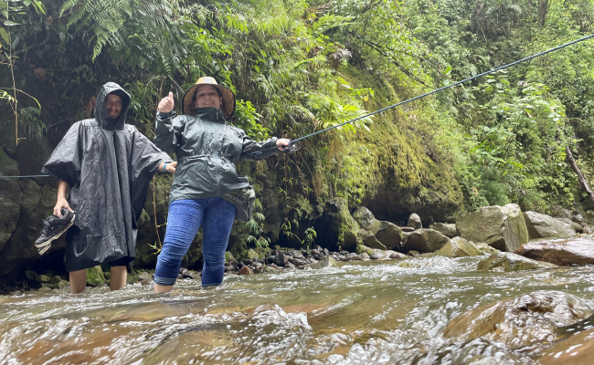 Cruzando el río